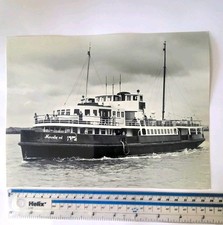 Vintage 1976 Mersey Ferry MV Mountwood Hand-Developed Darkroom Photo Print picture