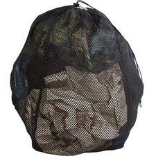 USMC Black Nylon Mesh Bag - Marine Corps Gear and Storage Bag - Made in USA picture