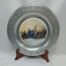 Bon Chef Inc Craft American Revolution Bi-Centennial Pewter Collector Plate picture