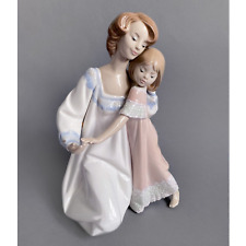 Lladro Good Night Figurine Mother Daughter #5449 Buenas Noches Retired Vintage picture