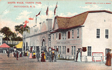 1907 Infant Incubators South Walk Vanity Fair RI post card Amusement Park picture