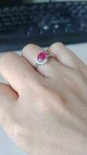 Natural ruby ring in US size 7.5 picture