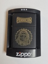 RARE 1998 Zippo SALESMAN SAMPLE Black Matte Laser Engrave Lighter NEW UNFIRED  picture