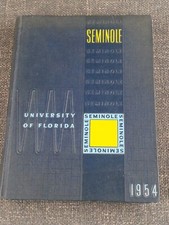 Vintage 1954 The Seminole University Of Florida Gators Yearbook picture