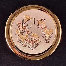 Vintage The Art Of Chokin Designed Himark Giftware Lidded and Gilded Trinket Box picture