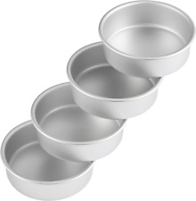 Wilton Performance Pans Aluminum round Cake Pan, 6 X 2 In., Pack of 4) picture