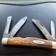 VINTAGE STAG  HANDLE CASE NO DOT 5488 CONGRASS POCKET KNIFE picture