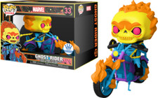 Funko POP Rides: Marvel - Ghost Rider [Black Light](Funko)(Damaged Box) #33 picture