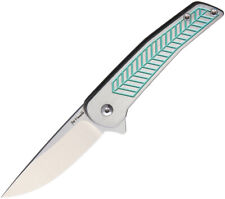 Alliance Designs Scout Folding Titanium Green Pocket Knife 1GR picture