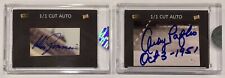 2020 The Bar Pieces Of The Past Andy Pafko / Don Zimmer Cut Auto Lot Brooklyn  picture
