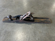 VINTAGE STANLEY No 8 HAND PLANE WITH CORRUGATED BOTTOM VINTAGE PLANER LARGE picture