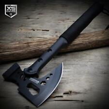 Black Throwing Axe Tactical TOMAHAWK Hatchet Survival MULTI TOOL Hammer + Sheath picture