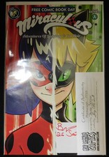 MIRACULOUS ADVENTURES OF LADYBUG & CAT NOIR FCBD COMIC SIGNED BRYAN SEATON 2018 picture