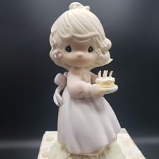 Precious Moments MAY YOUR BIRTHDAY BE A BLESSING  Figurine 524301 Porcelain 1990 picture