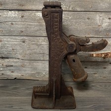 Antique Railroad Jack 1895 Pat. Ratchet-Lever Weiler & Barth Mfg Co Milwaukee Wi picture