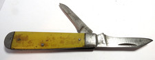 VTG 1923-1940s CA-BAR OLEAN NY 2 BLADES FOLDING POCKET KNIFE picture
