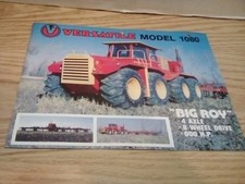Versatile 1080 BIG ROY 8WD Rare Tractor Brochure picture