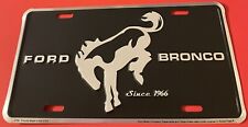 Ford Bronco Booster License Plate Since 1966 picture
