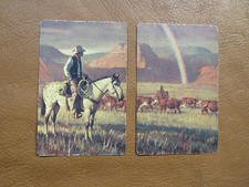 Lot Of 2 Western Cowboy Swap Playing Cards picture