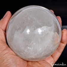 Large 1.1 Kilo Natural Untreated Smoky Quartz Healing Crystal Sphere With Stand picture