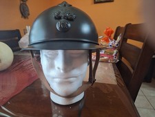 French-Style Adrian Helmet Militaria WWI (1914-18) w/ Chin Strap & Liner picture