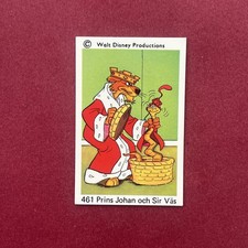 Prins Johan & Sir Väs 1973-76 Disneybilder numbered #461 Trading Card picture