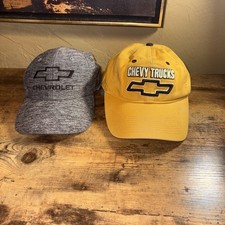 2 Chevrolet/ Chevy Trucks Baseball Hats Men's Adjustible Excellent Shape picture