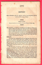 1818 Document ~ TREATY OF GHENT ~ MAPPING BORDERS OF CANADA & U.S. ~ WAR of 1812 picture