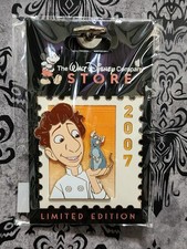 DEC WDCS D23 2026 Pixar Stamp Linguini Remy Ratatouille 2007 LE Disney Pin picture