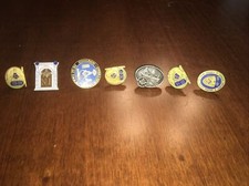 Vintage Mason Masonic Freemason Grand Lodge Award Masonic Lapel Pins New Jersey picture