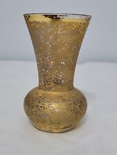 Vintage Ransgil Gold Painted Vase 2.25