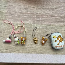 Rilakkuma Korilakkuma Phone Strap 5 Pack San-X Oi Ocha Heisei Retro New picture