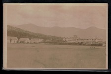 Vintage AZO Real Photo Postcard Grand Hotel Mountain Resort Scenic RPPC picture