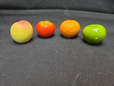 VINTAGE CHALKWARE PENCIL SHARPENERS FRUITS & VEGGIES picture