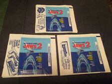1978 Topps Jaws II 2 Wax Wrapper - all variations (choose from list) picture