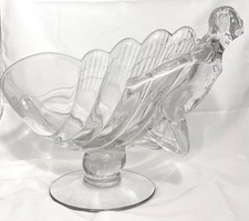 Rare Antique Deco Cambridge Crystal Glass Flying Nude - EXCELLENT CONDITION  picture