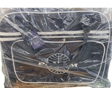 Retro Pan Am Airline Bowler Bag Deadstock NWT Blue White Flight Bag Sealed picture