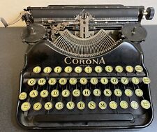 Vintage 1930's Corona Four 4 Bank Typewriter Black picture