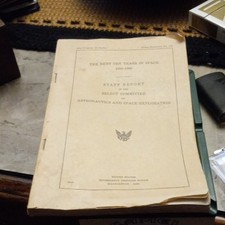 The Next Ten Years in Space 1959-1969 Staff Report House Doc 115 (1959) picture