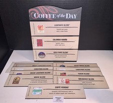 Authentic Starbucks Restaurant Coffee of the Day Counter Display Store Sign picture