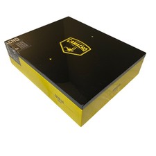 Camacho Criollo Toro Empty Wooden Cigar Box Black Yellow Honduras 8.5
