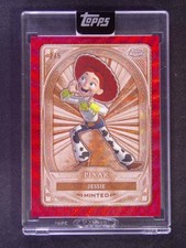 2025 Topps Chrome Disney Minted Jessie #20 Pixar Bronze Red Foil /5 picture