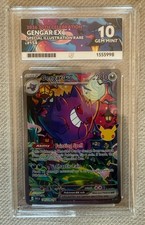 Pokemon Gengar EX 154/128 Ace 10 30th Celebration Anniversary PERFECT SUBS picture