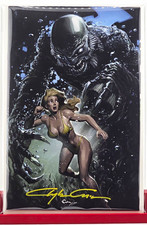 Creature from the Black Lagoon #1 🔥Clayton Crain Signed🔥 Limited to 300 W/COA picture