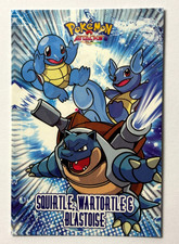 2024 POKEMON ATTACK 1 DATABASE Card #153 SQUIRTLE BLASTOISE Kanto Peru Foil picture