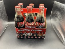 1999 Coca Cola Dale Earnhardt Sr #3 6 Pack Glass Bottles NASCAR Racing picture
