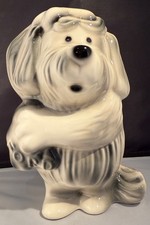 RARE Vintage 1950s Ford Dealer Promo Florence Ceramics Shaggy Dog FIGURINE picture