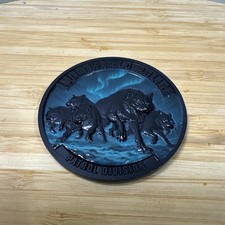 NORTHFIELD MINNESOTA PATROL DIVISION VIKING WOLVES BLACK  Police Challenge Coin picture