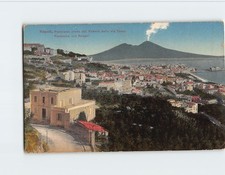 Postcard Panorama Naples Italy picture