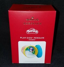 NEW Hallmark PLAY-DOH PENGUIN 2021 Keepsake Ornament NIB can playdough Hasbro picture